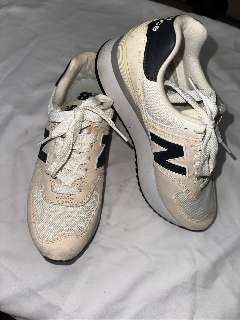 New Balance 574+ Platform Sneakers Women’s Size 8